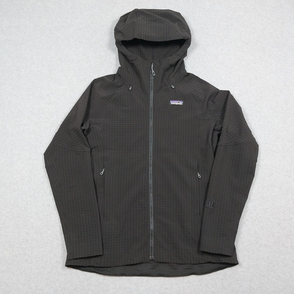 Patagonia R1 TechFace Hoody Womens Medium Black Full Zip Hooded Jacket